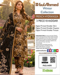 Stylish 3 Piece Khaddar Suit | Printed Shirt, Trouser & Khaddar Dupatta 🌸