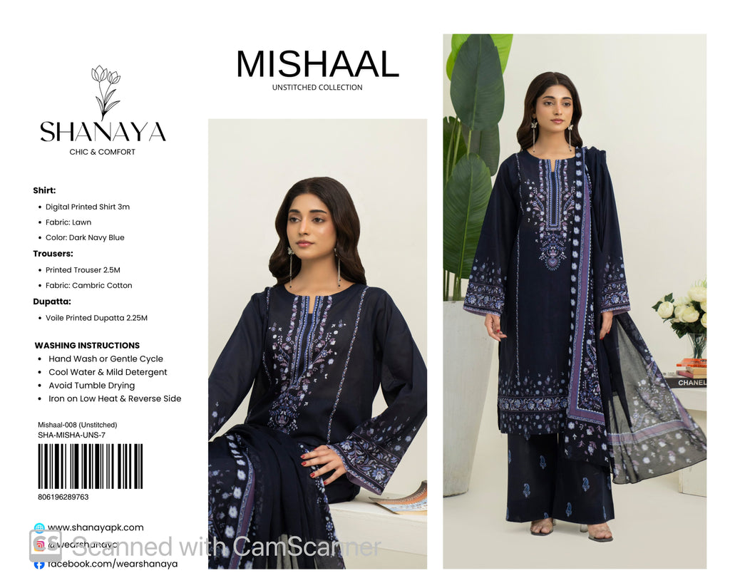3-pc Originall Lawn Suit by Shanaya