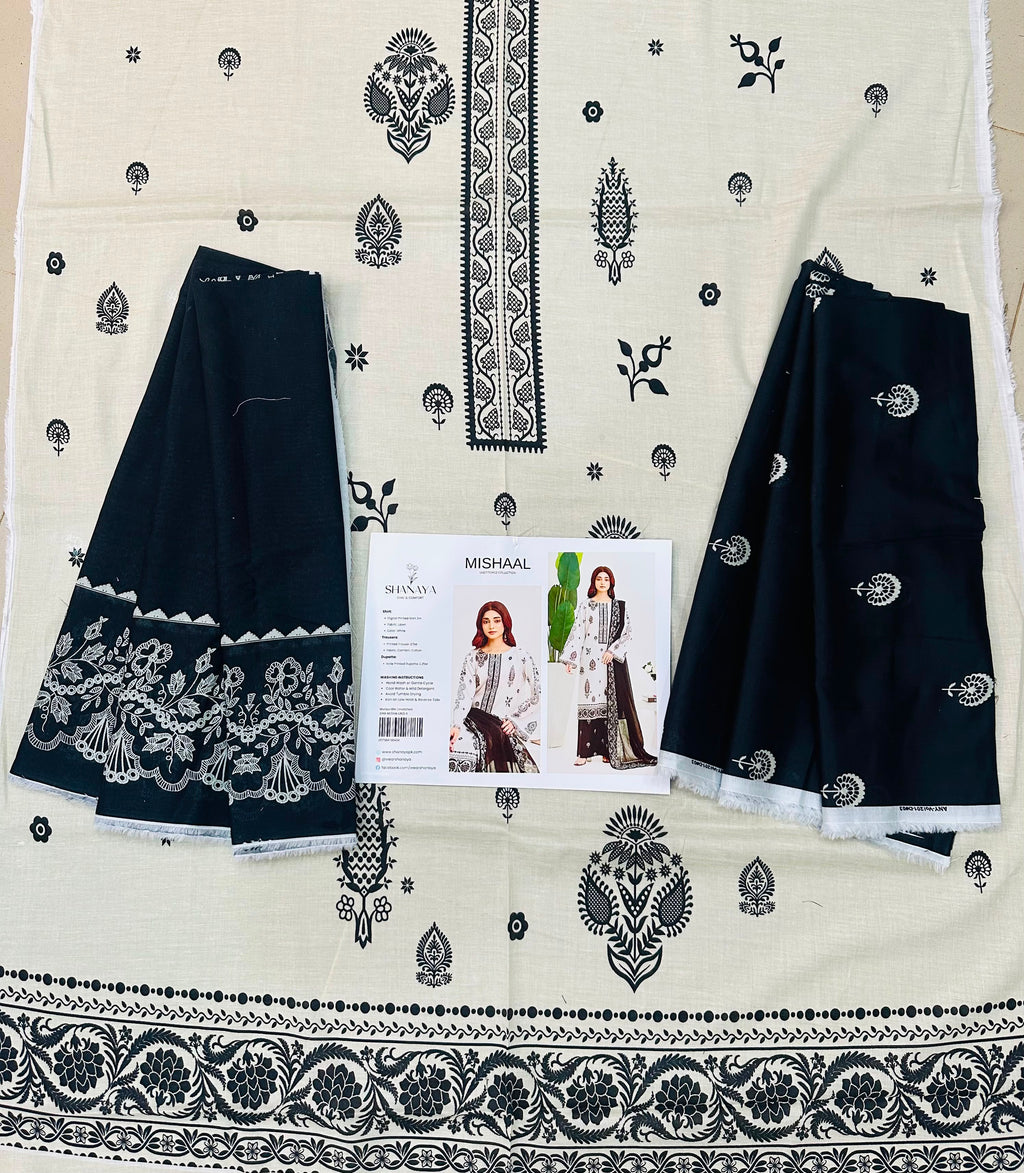 3-pc Originall Lawn Suit by Shanaya