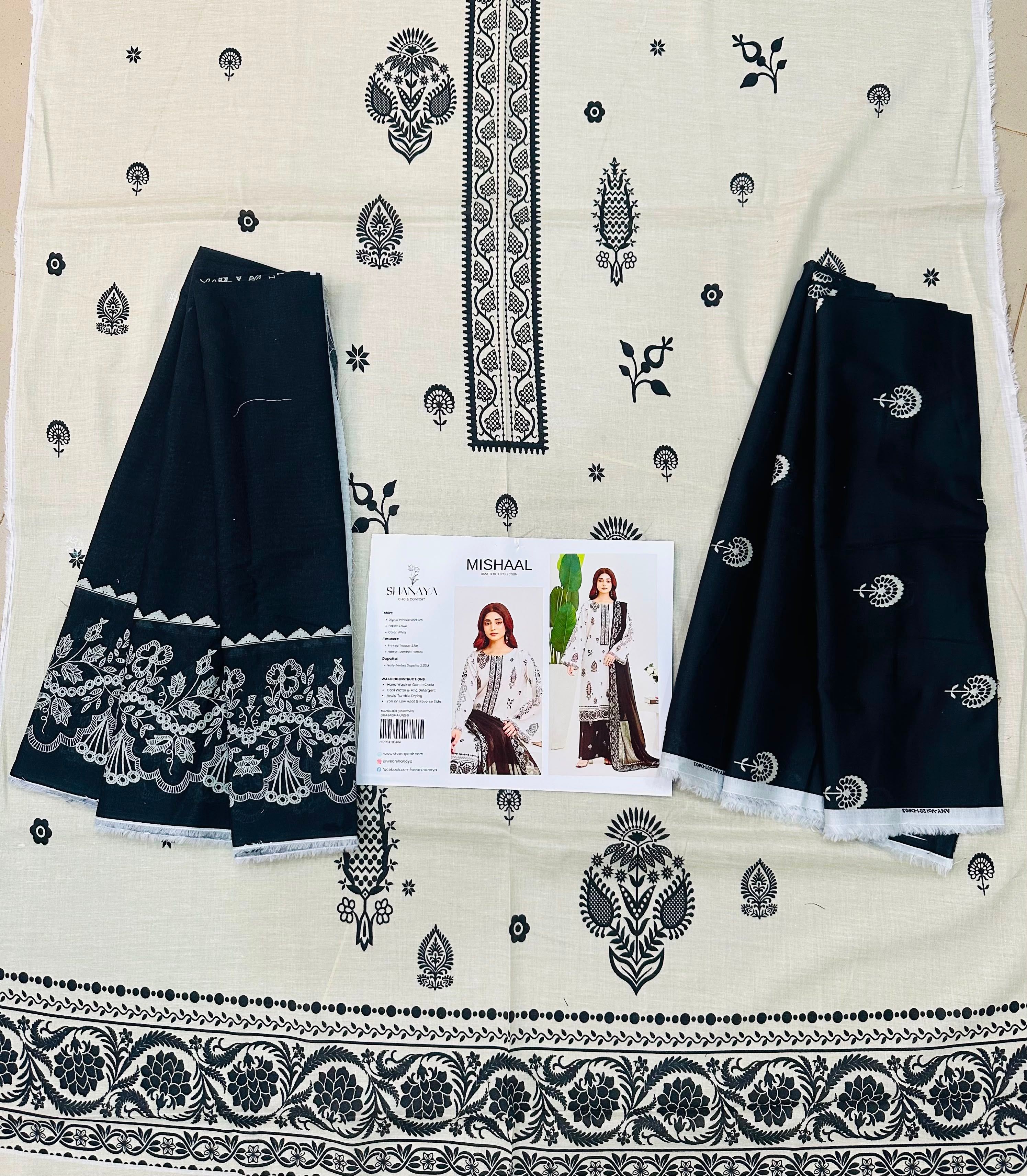 3-pc Originall Lawn Suit by Shanaya
