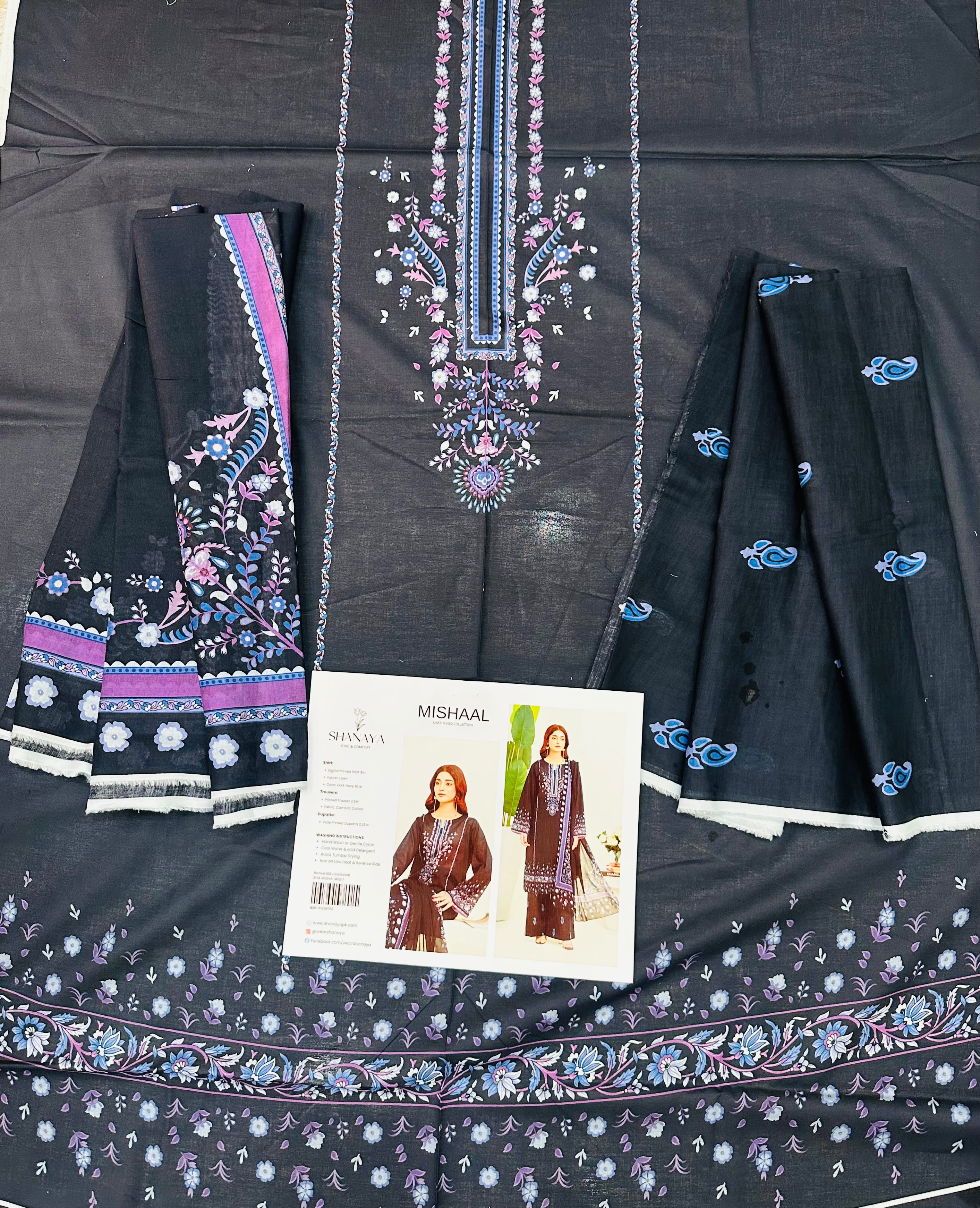 3-pc Originall Lawn Suit by Shanaya