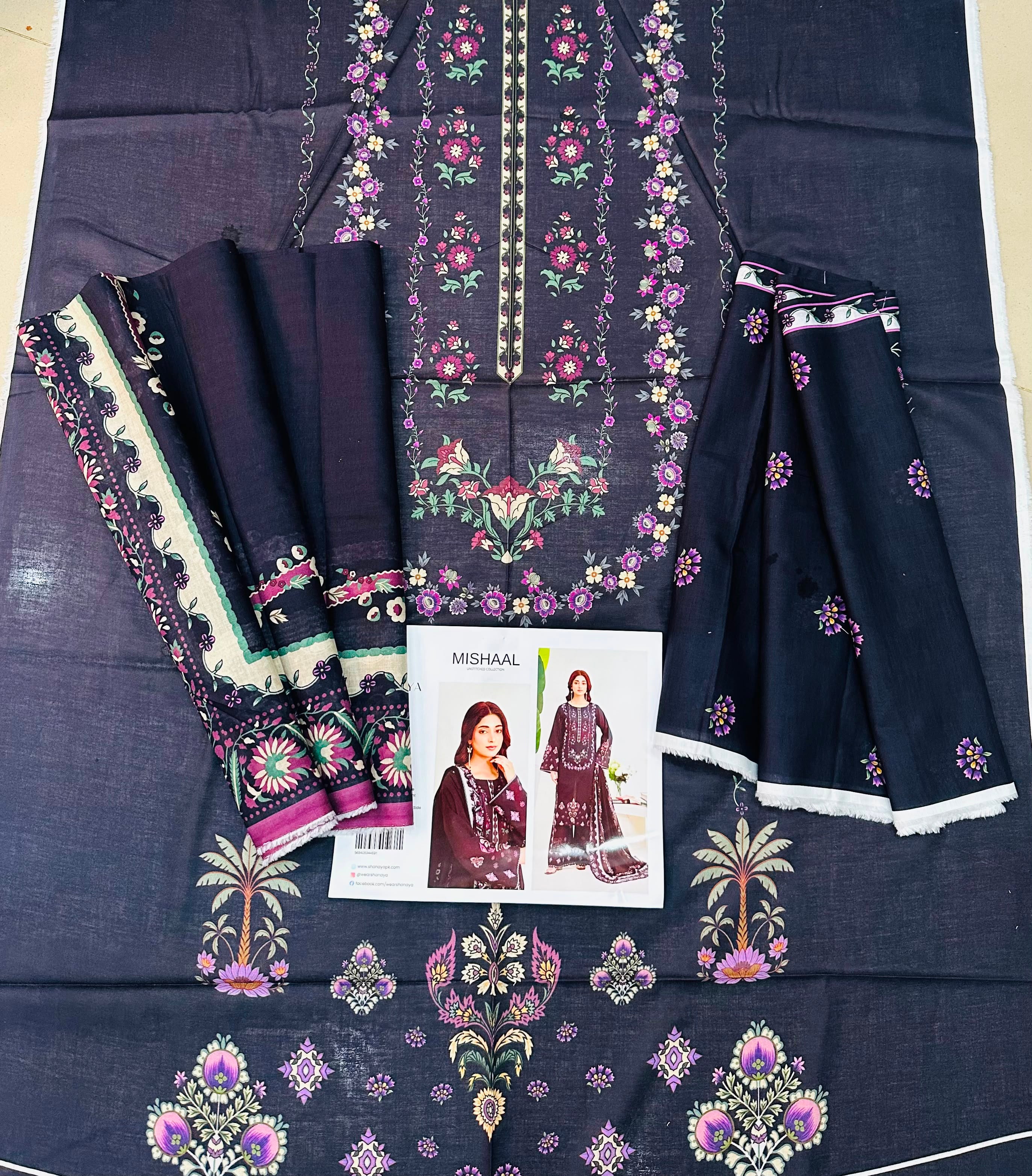 3-pc Originall Lawn Suit by Shanaya