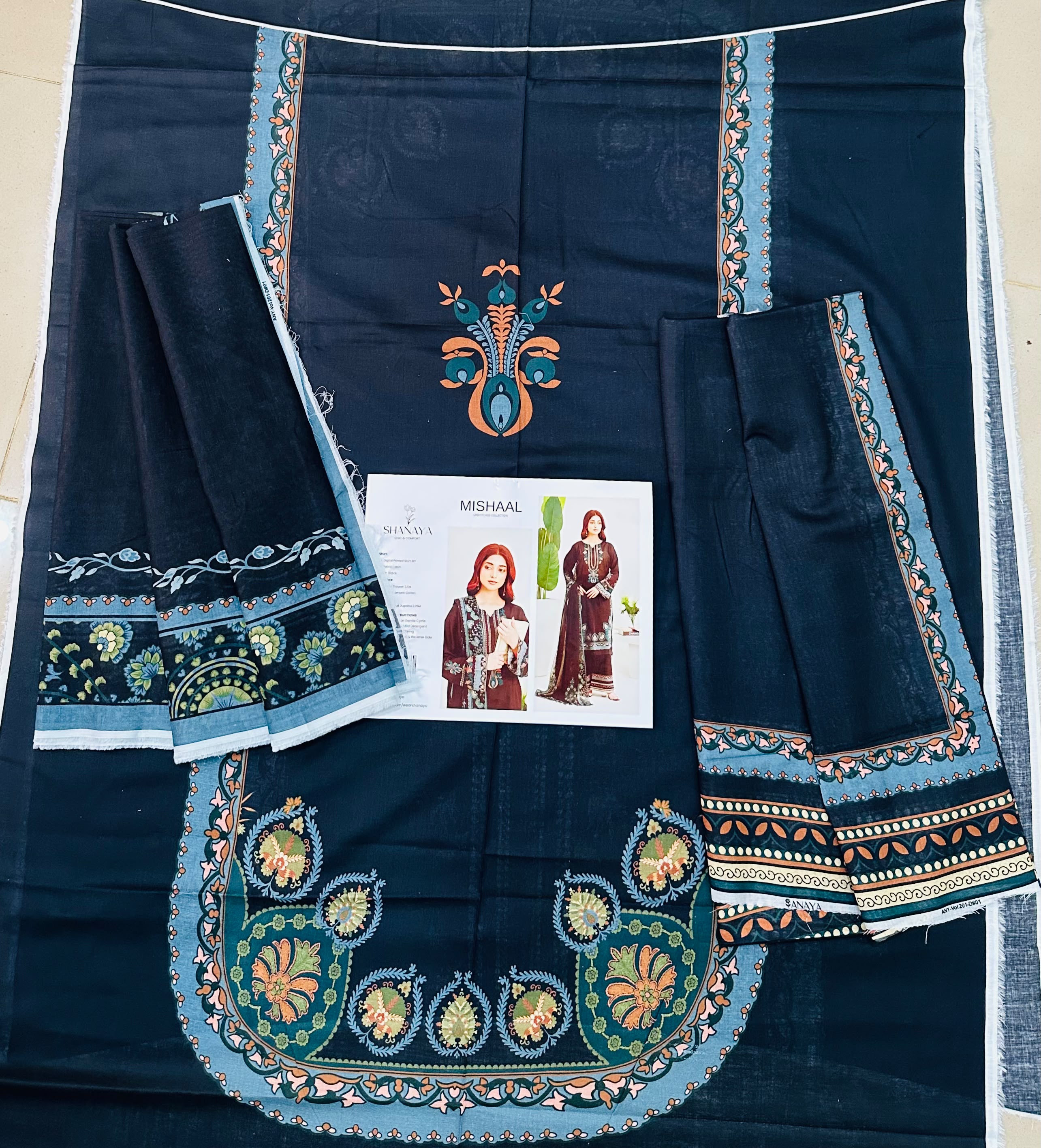 3-pc Originall Lawn Suit by Shanaya