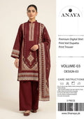 3-pc Originall Lawn Suit by Anaya