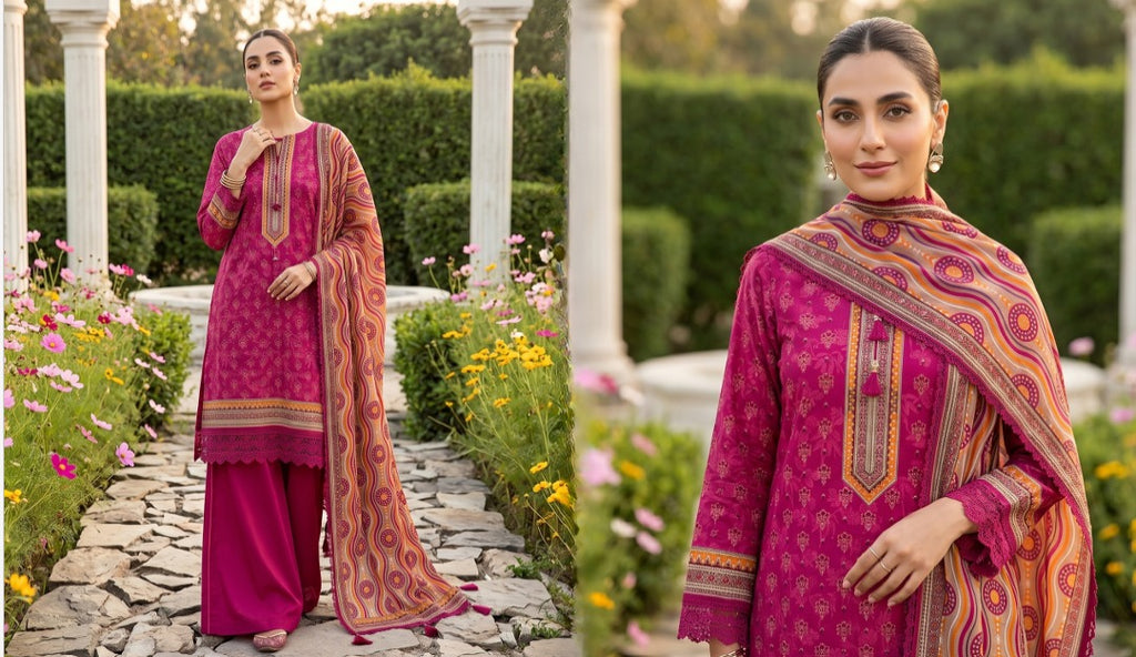 Export Quality Originall Branded Lawn 3-pc