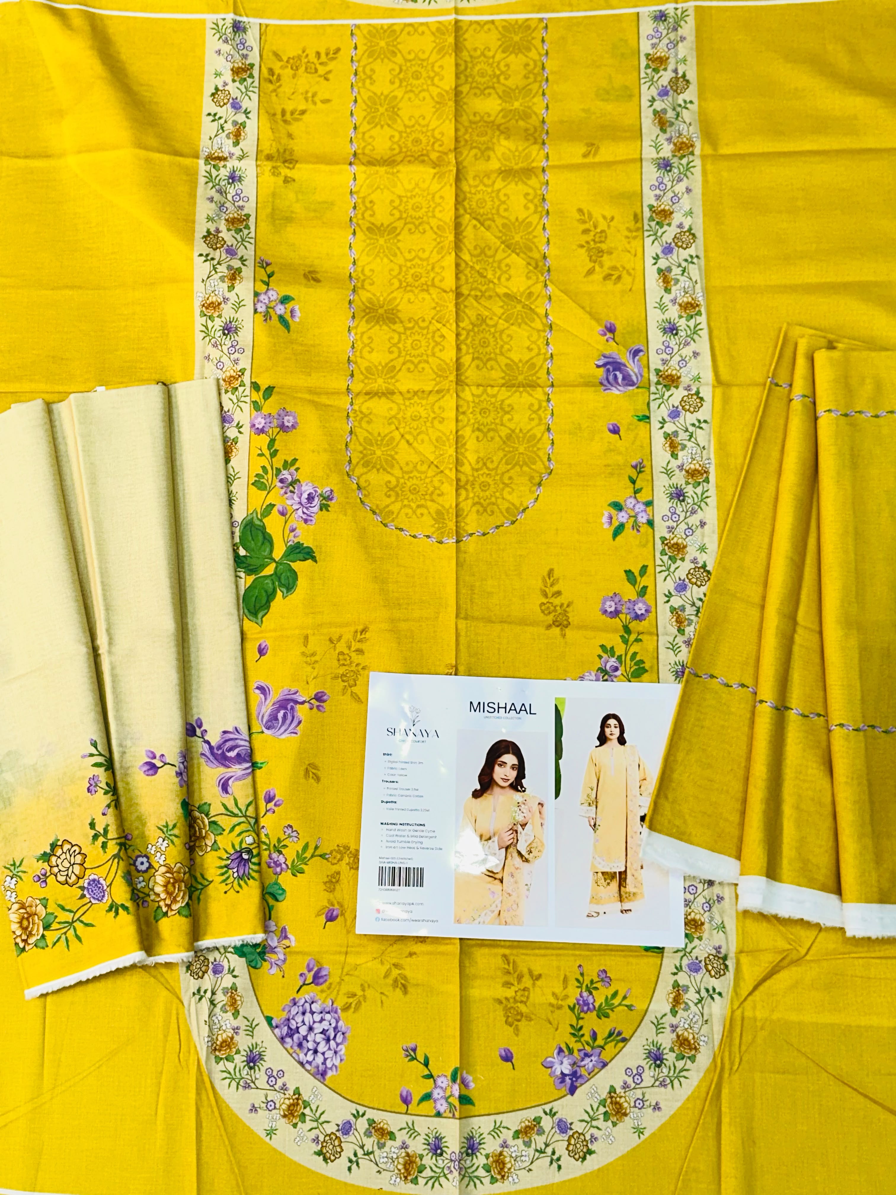 3-pc Originall Lawn Suit by Shanaya