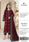 3-pc Originall Lawn Suit by Anaya