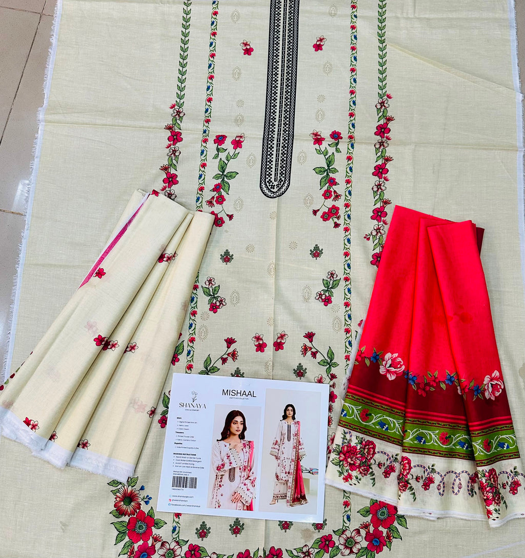 3-pc Originall Lawn Suit by Shanaya