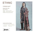 🌿 ETHNC Premium Printed Lawn 3 Piece Suit