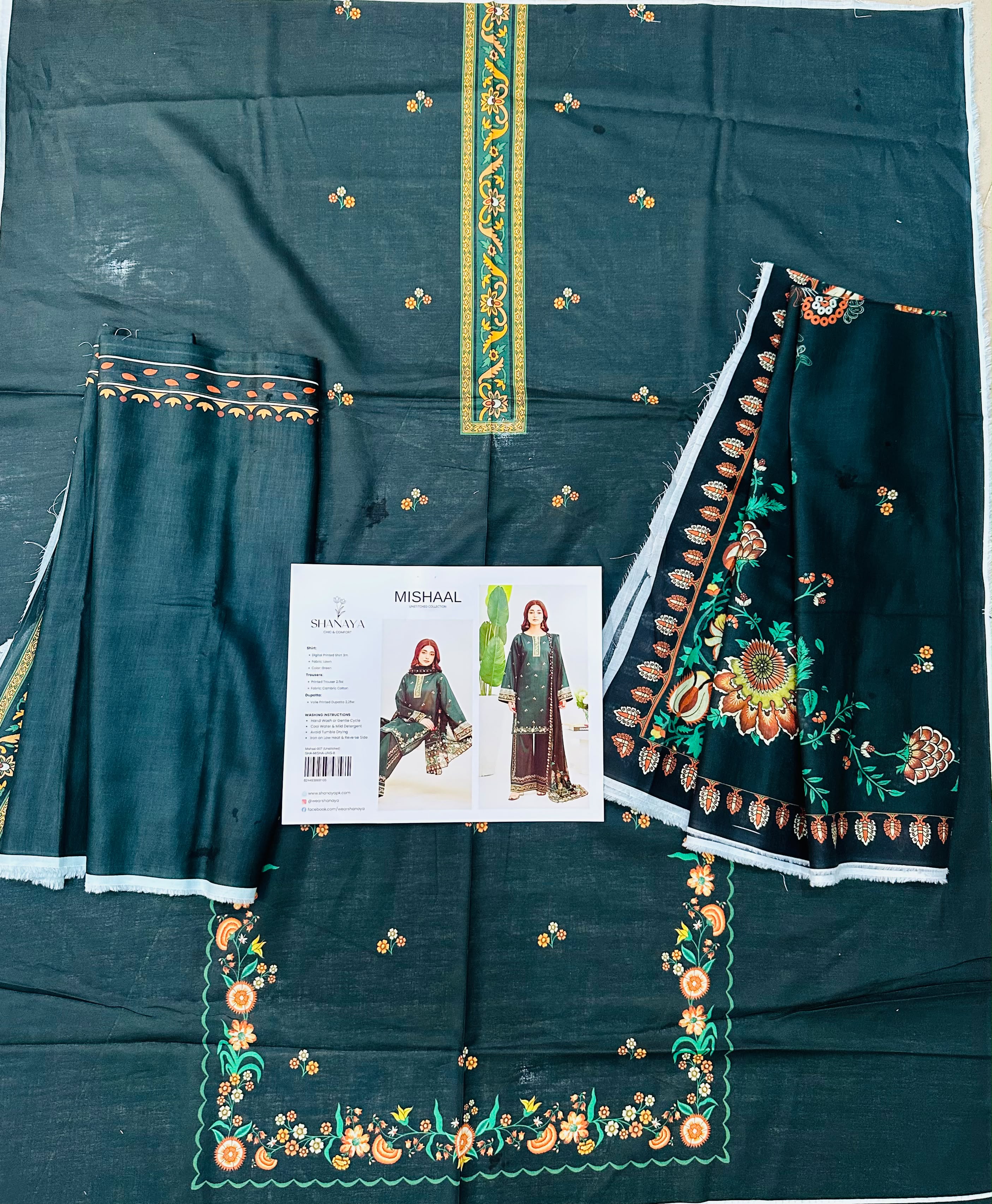 3-pc Originall Lawn Suit by Shanaya