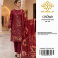 Fancy Printed  Premium Dhanak 3 Piece Unstitched Suit |  🌸