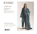 🌿 ETHNC Premium Printed Lawn 3 Piece Suit