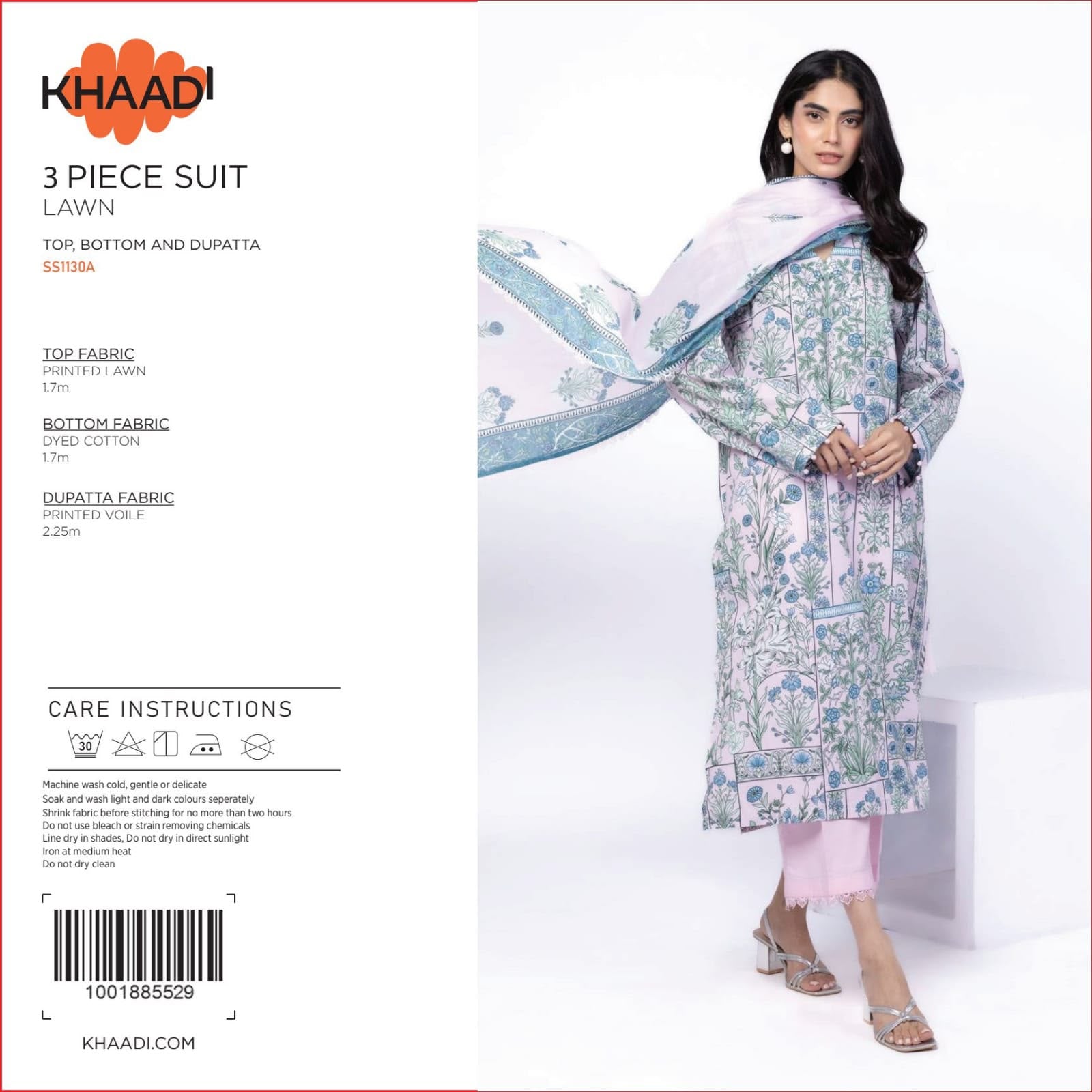 🌸 Khaadi 3-Piece Printed Lawn Suit 🌸